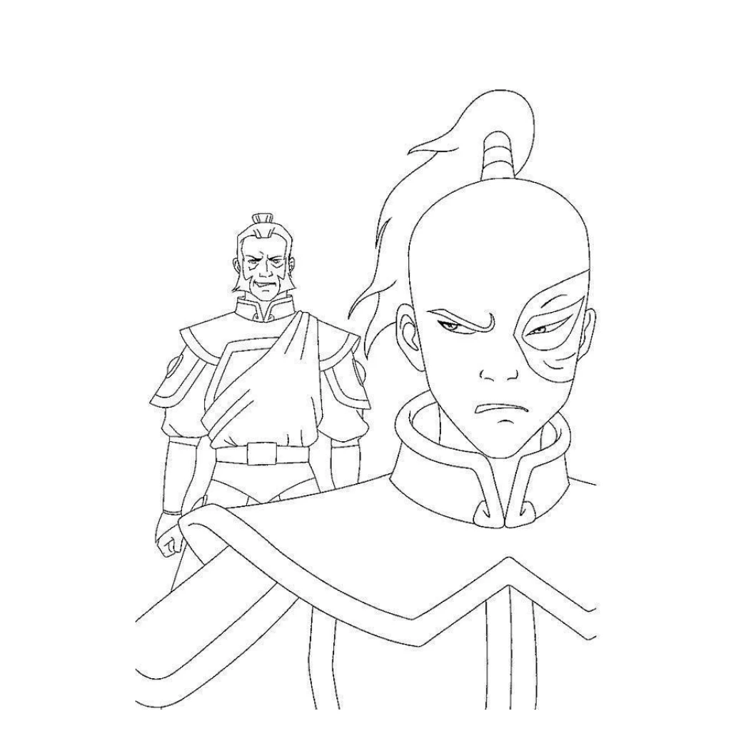 Desenho de Avatar para colorir e imprimir grátis