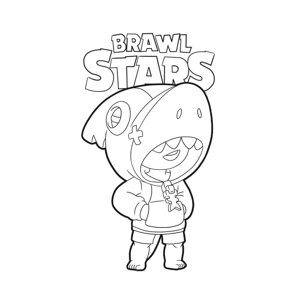 Desenho de Brawl Stars para colorir e imprimir grátis