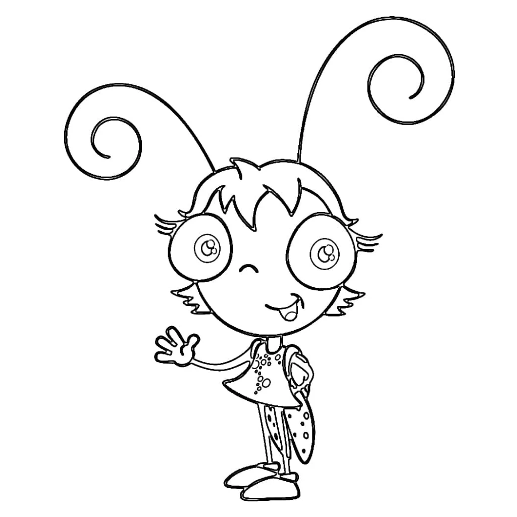 Desenho de Inseto Fantástico para colorir e imprimir grátis