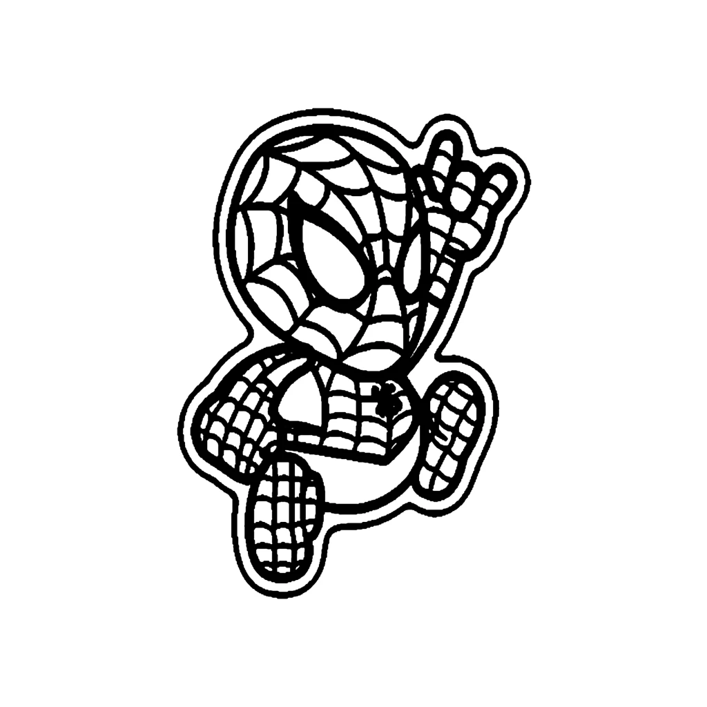 Spider-Man coloring page to print for free