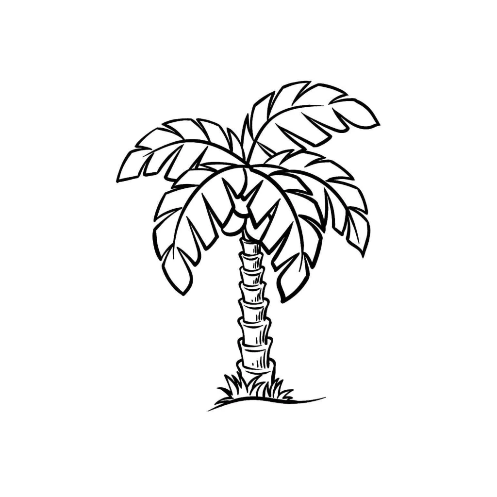 Desenho de Árvore para colorir e imprimir grátis