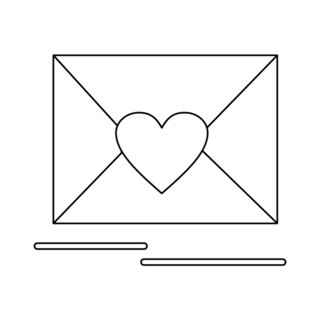 Desenho de Cartão De Amor para colorir e imprimir grátis