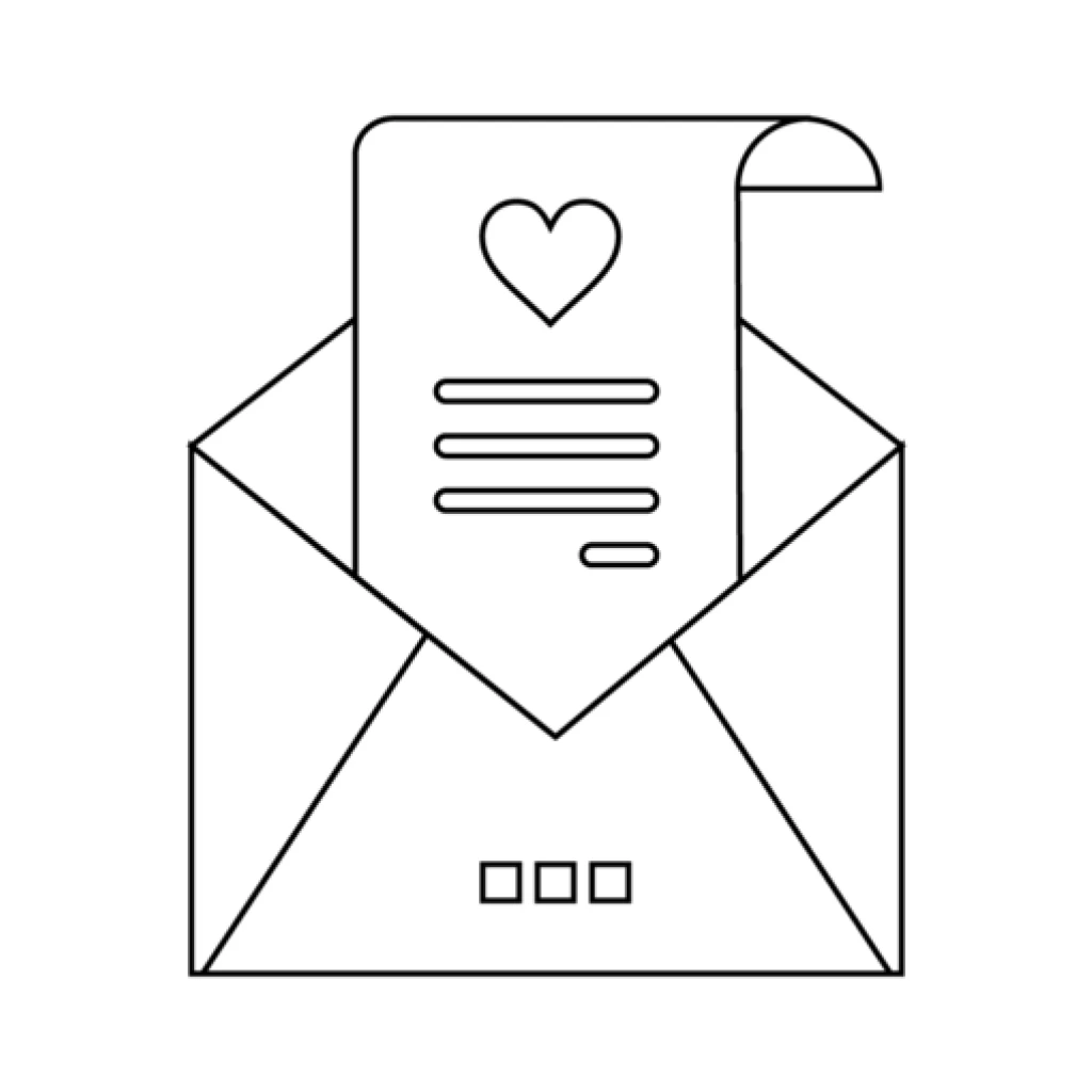Desenho de Cartão De Amor para colorir e imprimir grátis