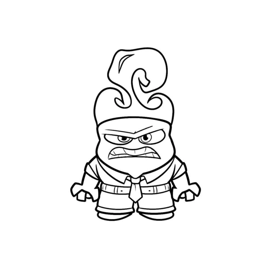 Desenho de Raiva para colorir e imprimir grátis