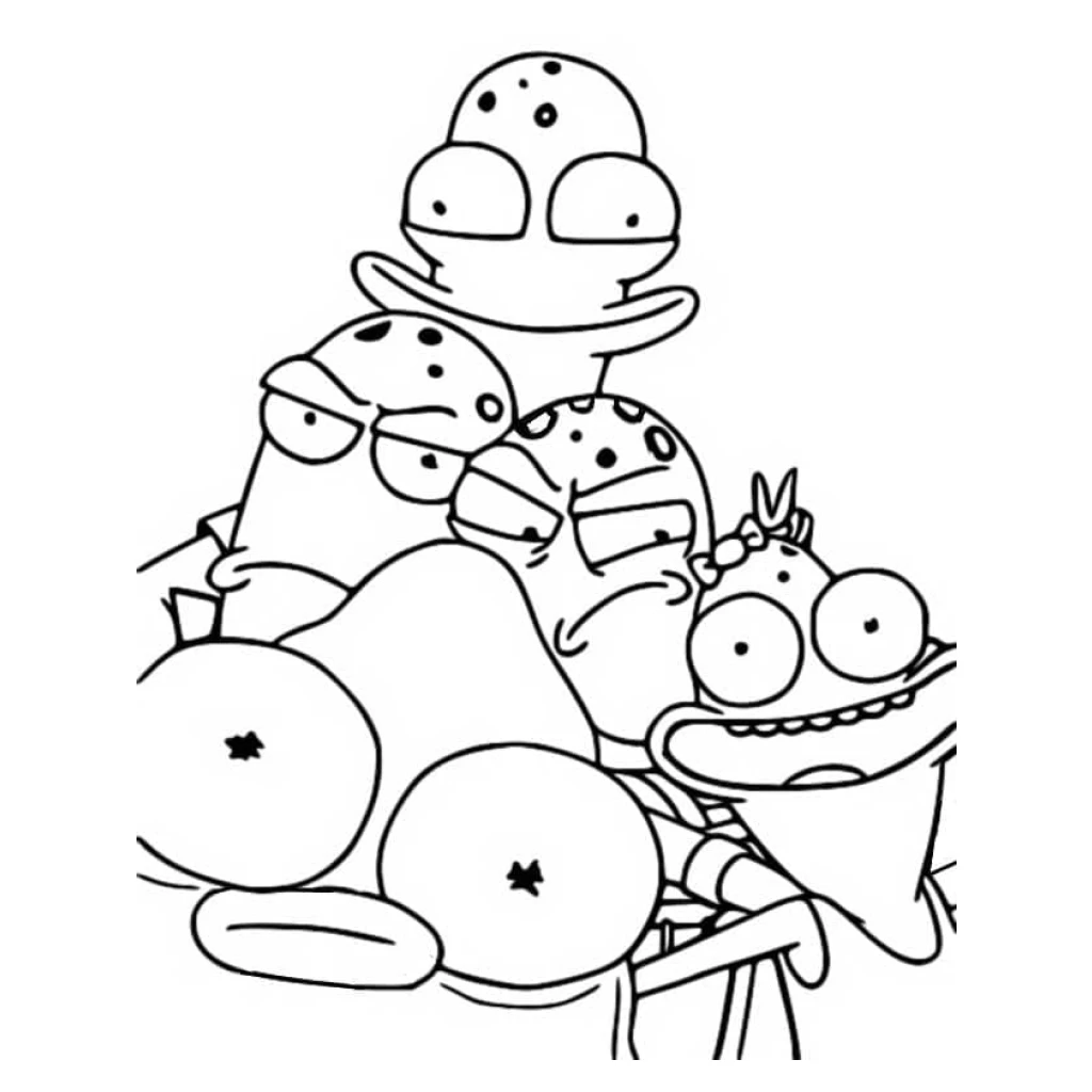 Desenho de Solar Opposites para colorir e imprimir grátis