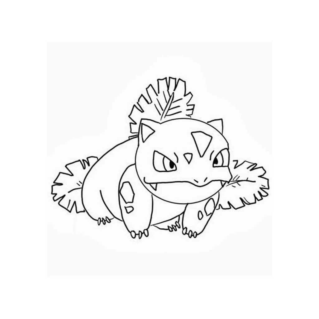 Desenho de Ivysaur para colorir e imprimir grátis