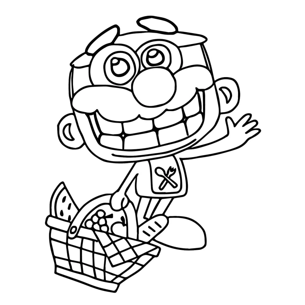 Desenho de José Comilão para colorir e imprimir grátis