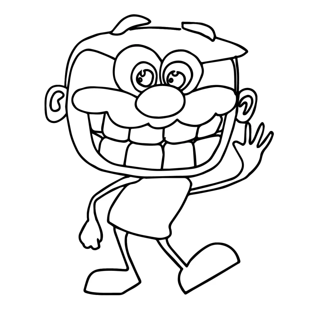 Desenho de José Comilão para colorir e imprimir grátis