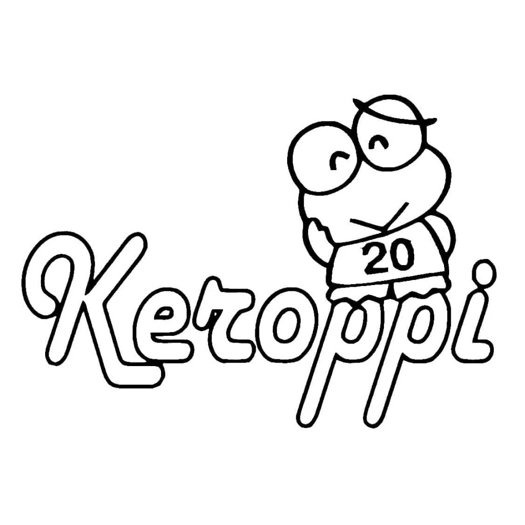 Keroppi coloring page to print for free