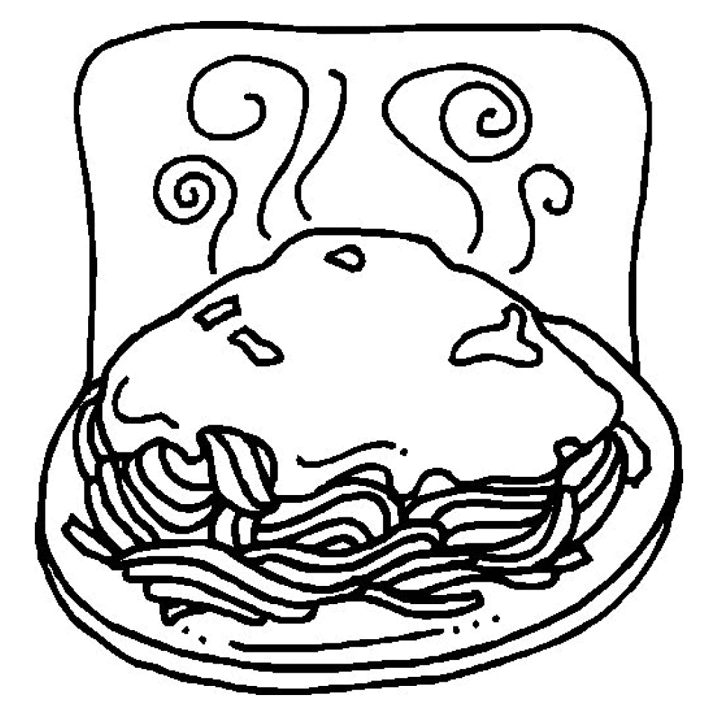 Desenho de Massa Deliciosa para colorir e imprimir grátis