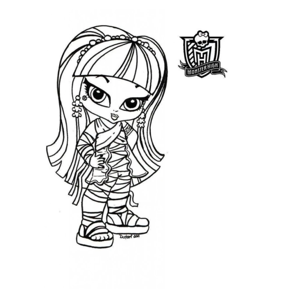 Dibujo de Monster High para colorear e imprimir gratis