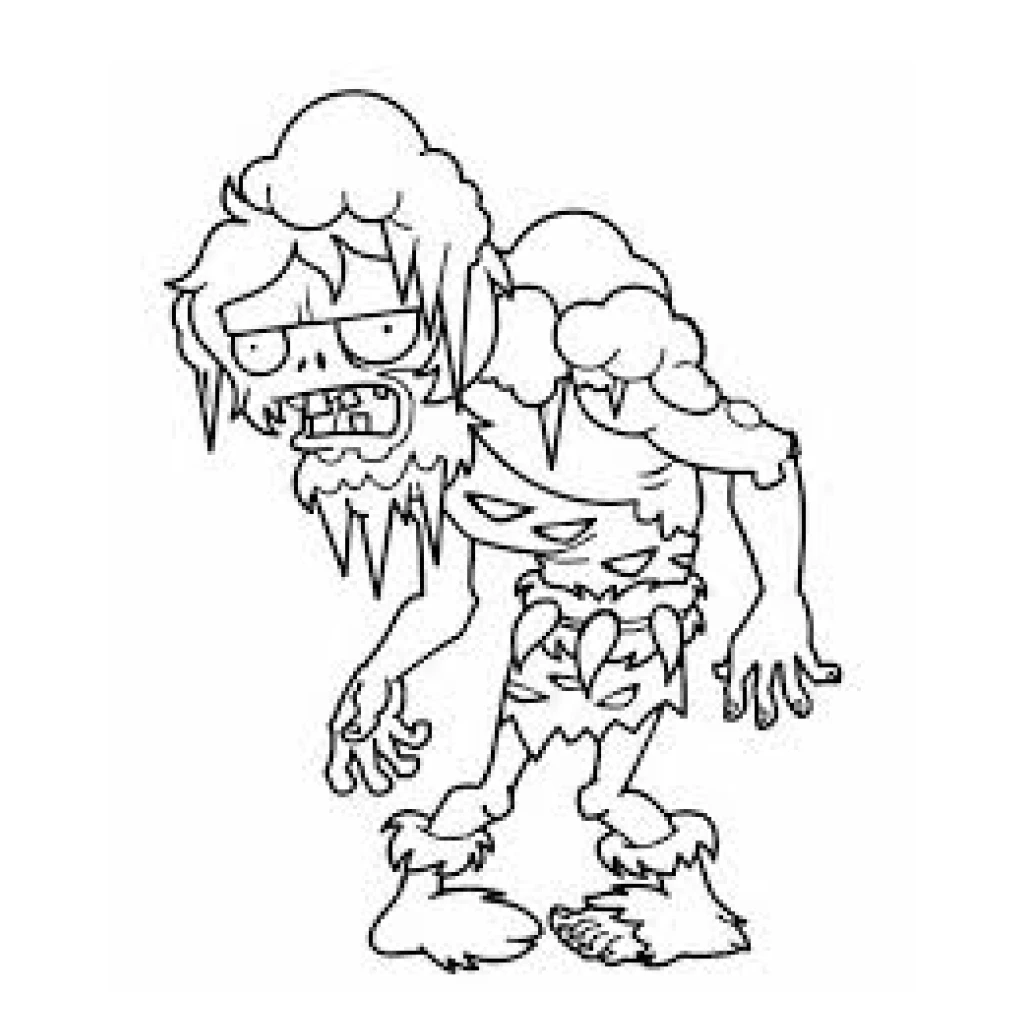 Desenho de Monstro Fantástico para colorir e imprimir grátis
