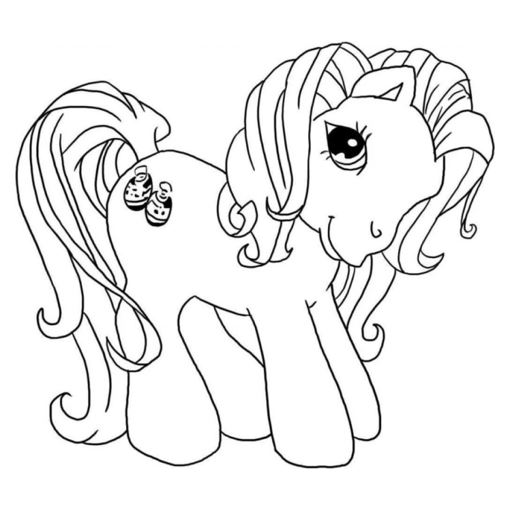 Dibujo de My Little Pony para colorear e imprimir gratis
