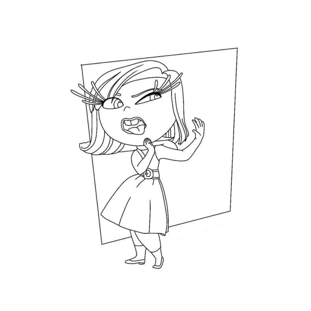 Desenho de Nojinho de divertidamente para colorir e imprimir grátis