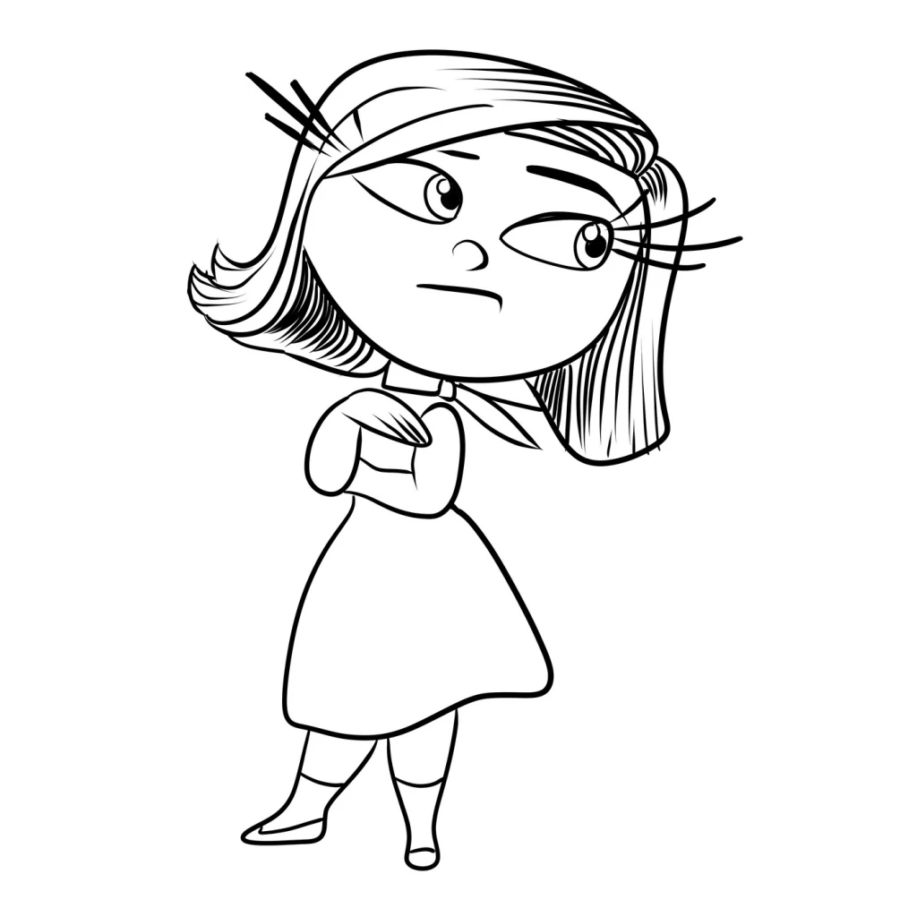 Desenho de Nojinho do desenho Divertida Mente para colorir e imprimir grátis
