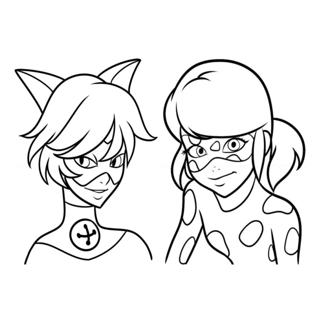 Desenho de Personagens De Miraculous para colorir e imprimir grátis
