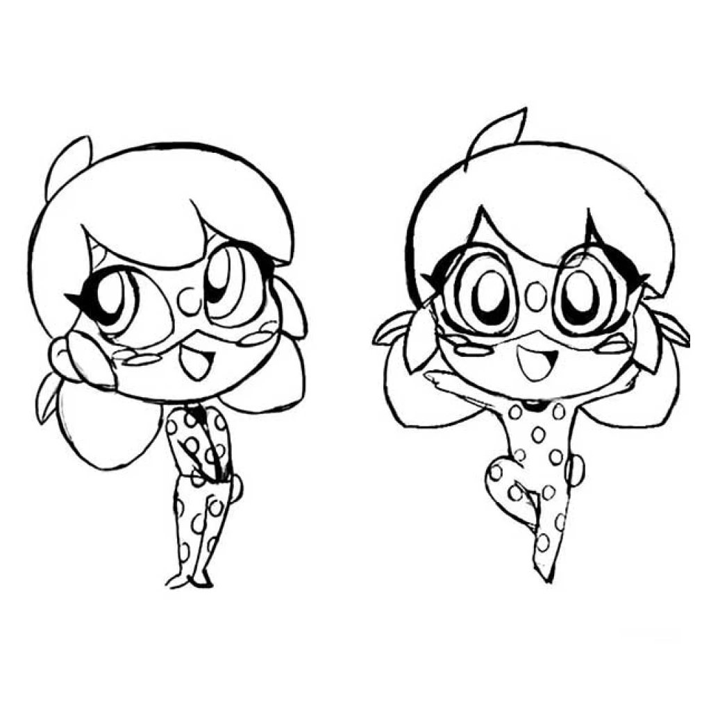 Desenho de Personagens Divertidos ladybug  para colorir e imprimir grátis