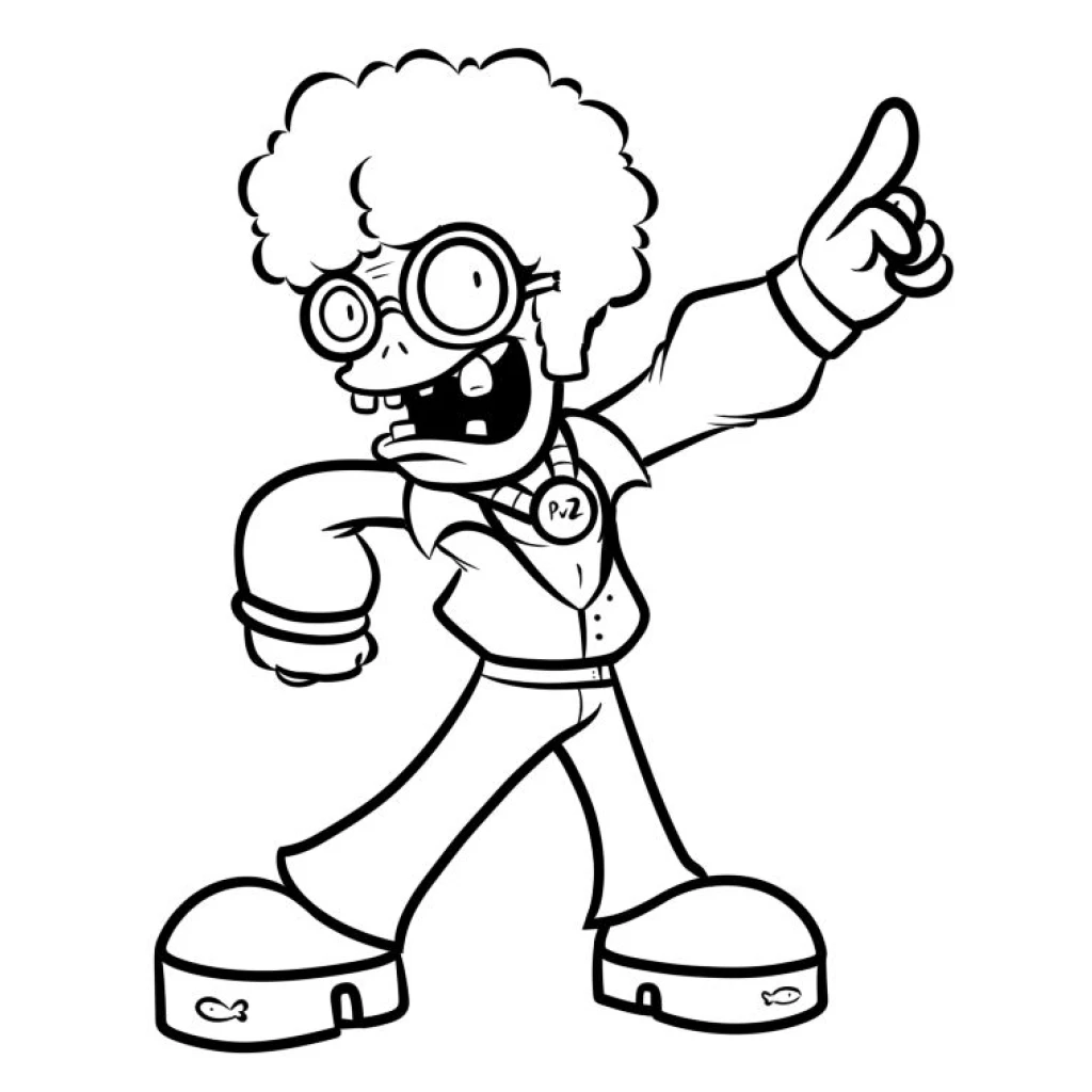 Plants Vs. Zombies coloring page to print for free