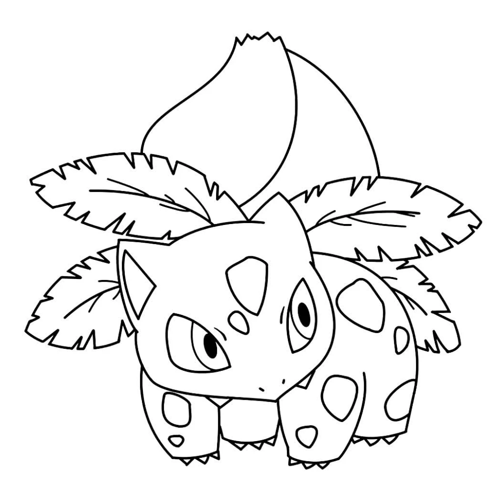 Desenho de Bulbasaur para colorir e imprimir grátis
