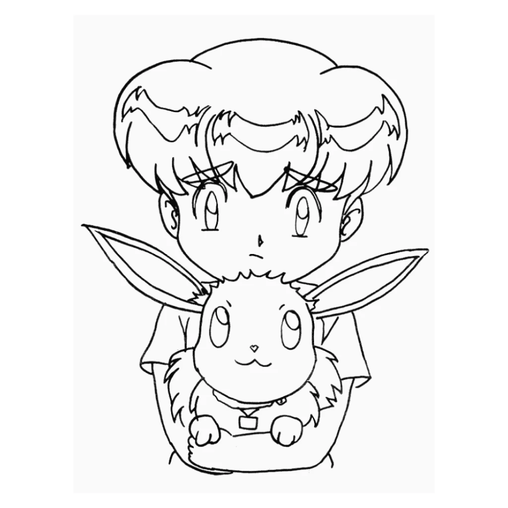 Pokémon coloring page to print for free