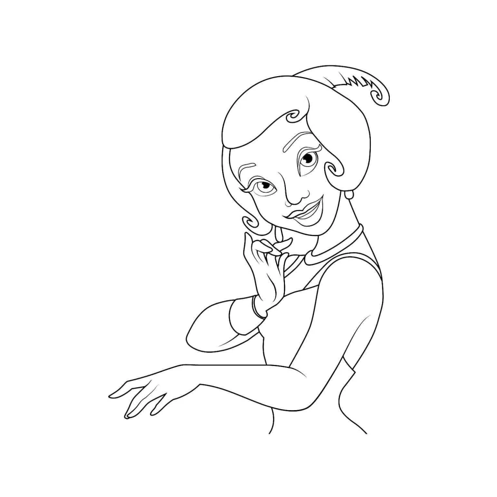 Princess And The Frog coloring page to print for free