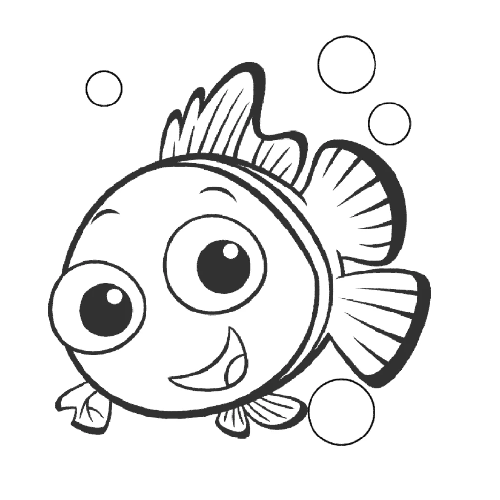 Dibujo de Nemo para colorear e imprimir gratis