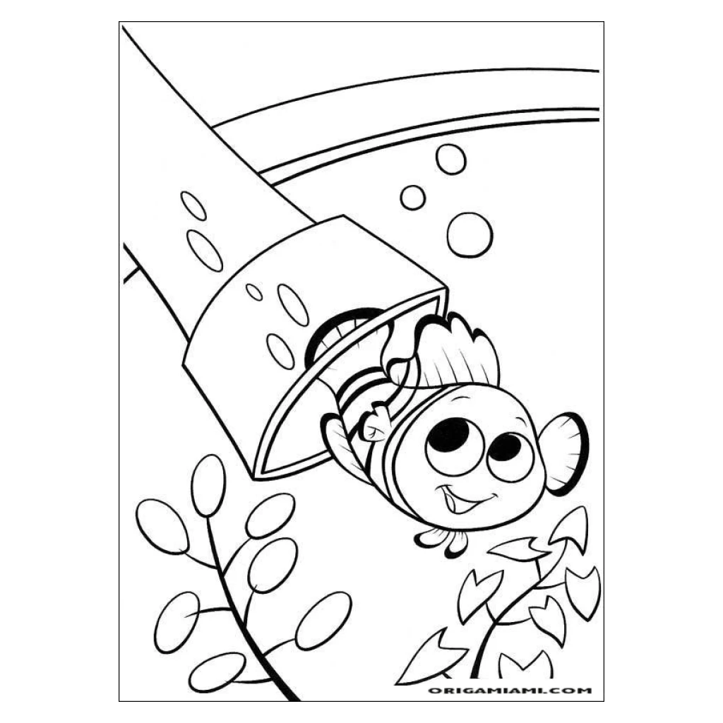 Dibujo de Nemo para colorear e imprimir gratis