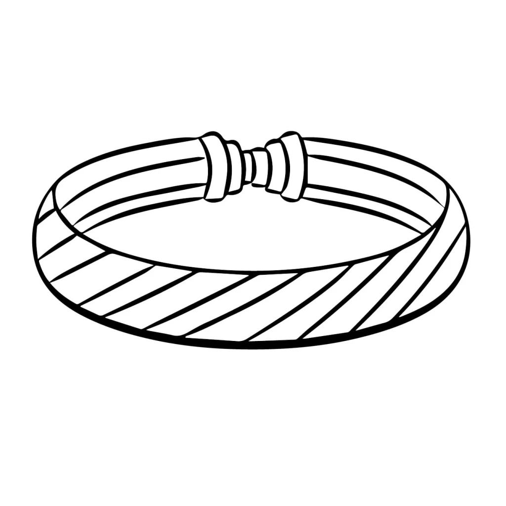 Desenho de Pulseira para colorir e imprimir grátis