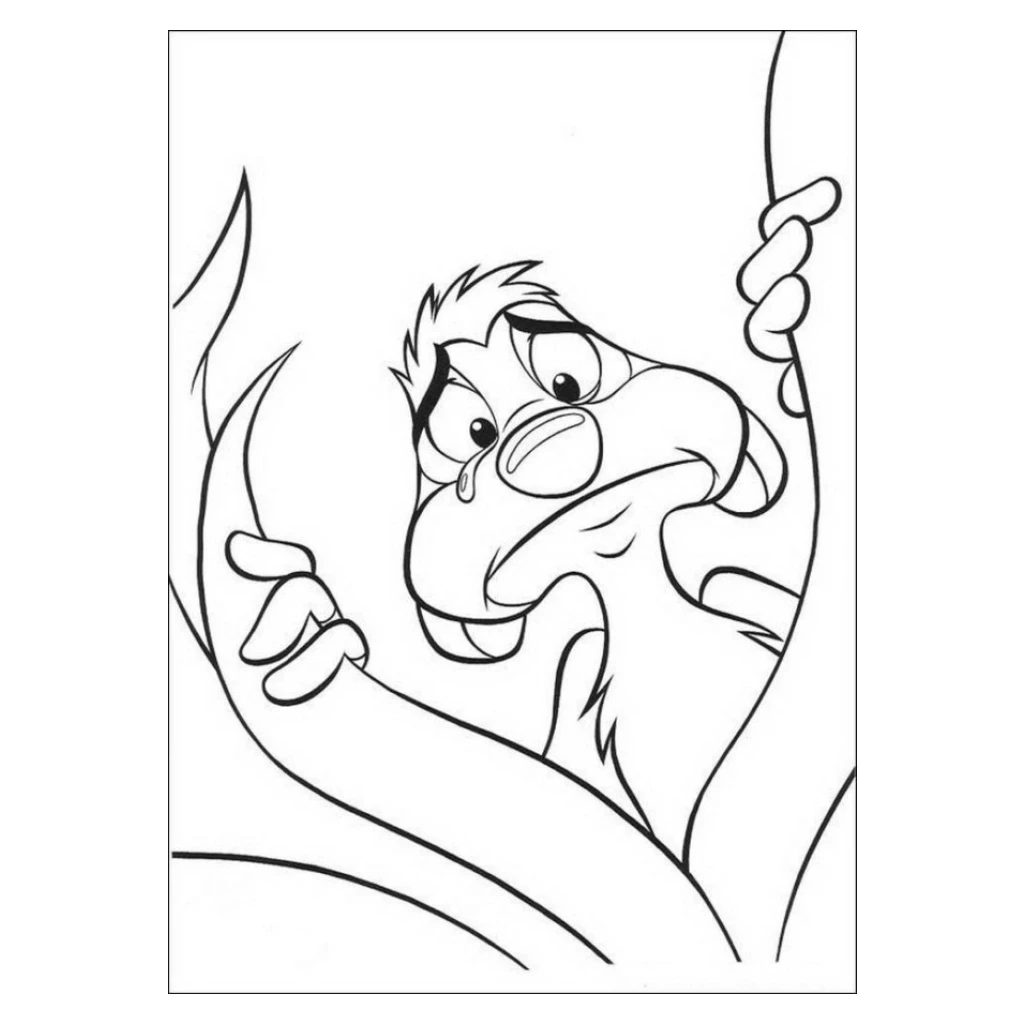 Desenho de Rei Leão para colorir e imprimir grátis