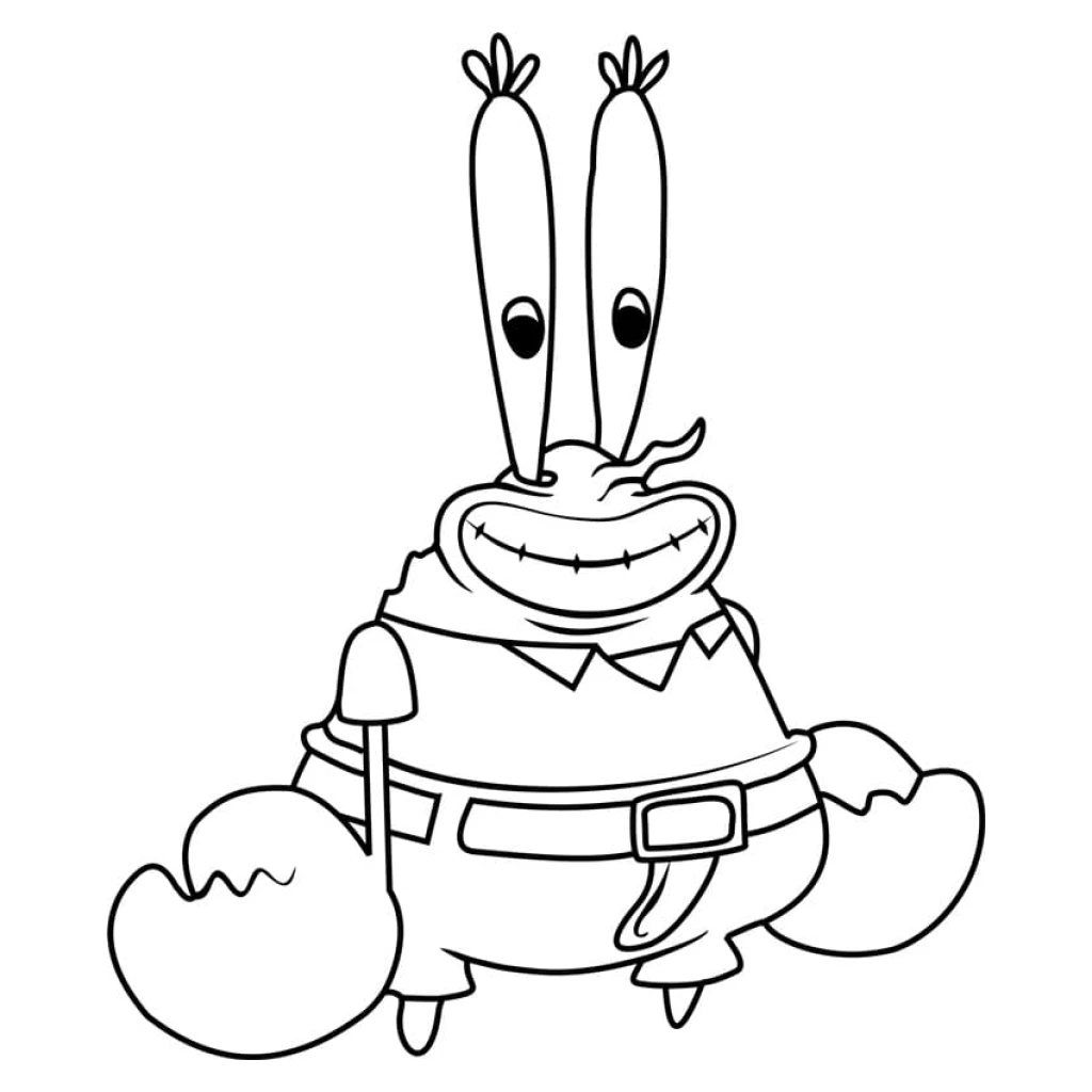 Your Crab coloring page to print for free