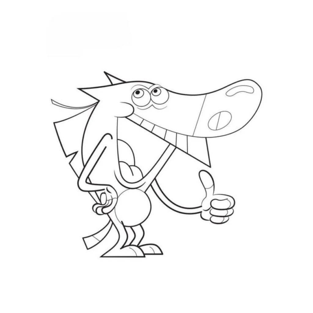 Desenho de Sharko dando jóia para colorir e imprimir grátis