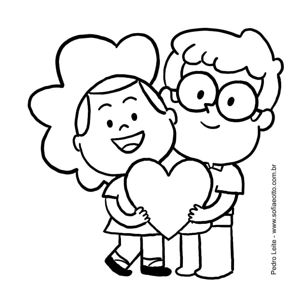 Desenho de Sofia E Otto para colorir e imprimir grátis