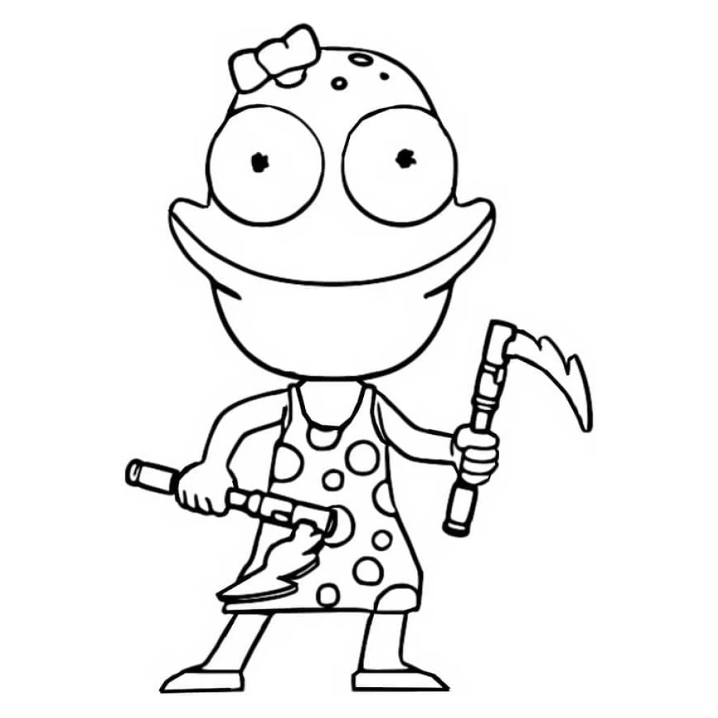 Desenho de Jesse De Solar Opposites para colorir e imprimir grátis