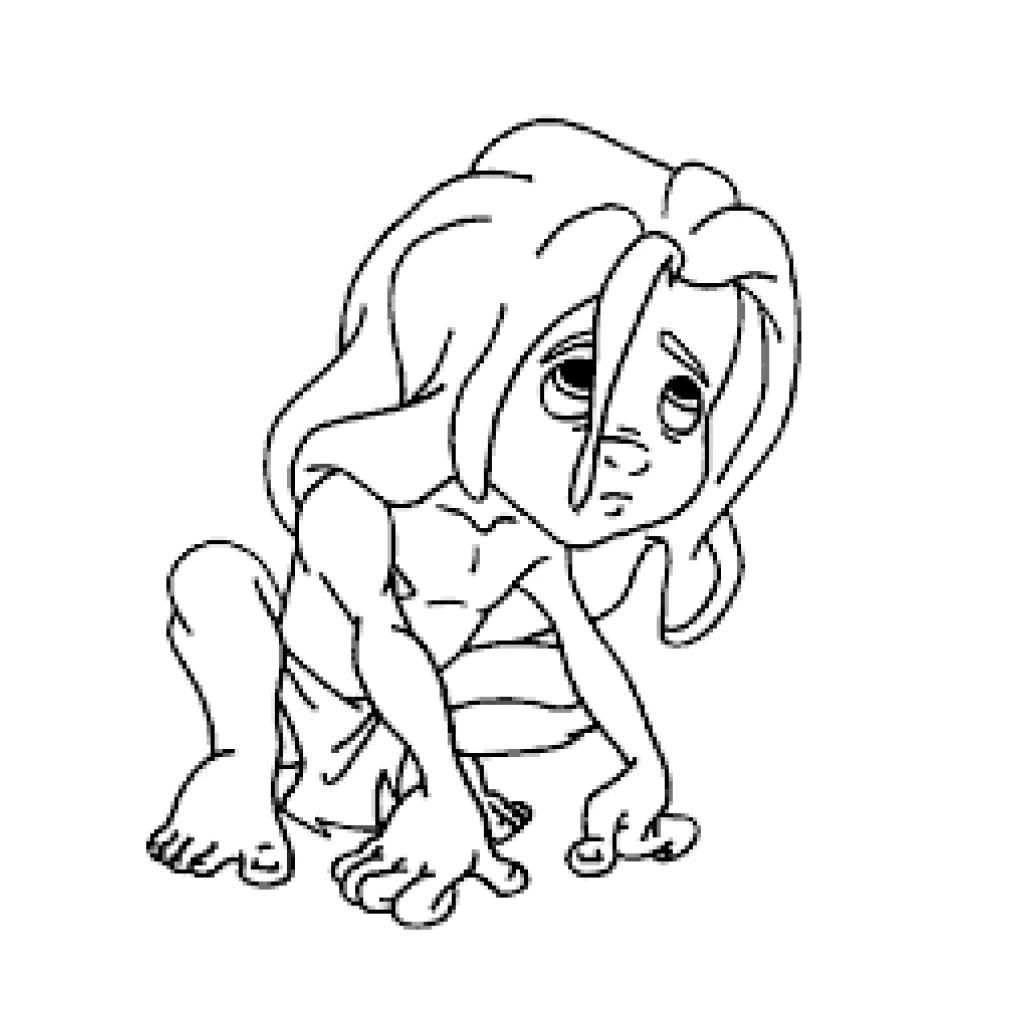 Desenho de Tarzan o Menino Selvagem para colorir e imprimir grátis