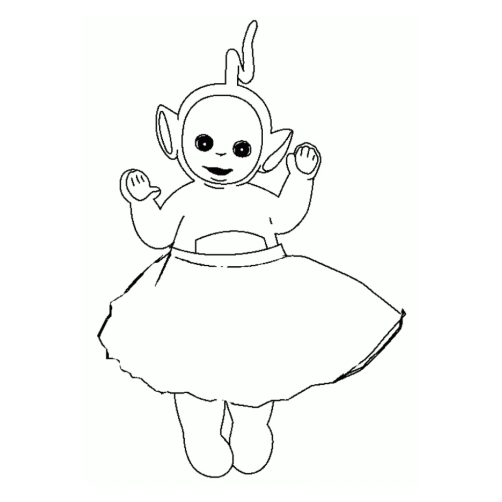 Desenho de Teletubbies para colorir e imprimir grátis