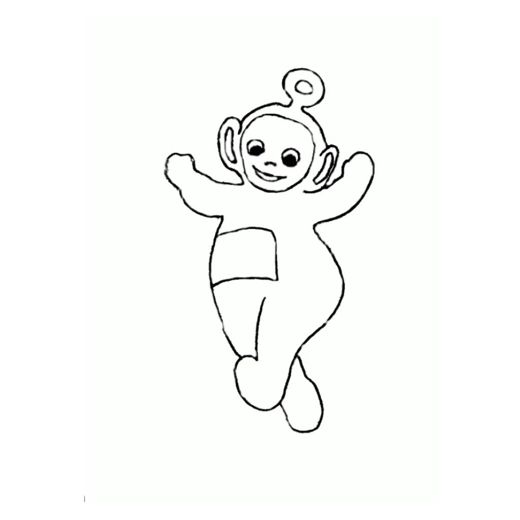 Desenho de Teletubbies para colorir e imprimir grátis