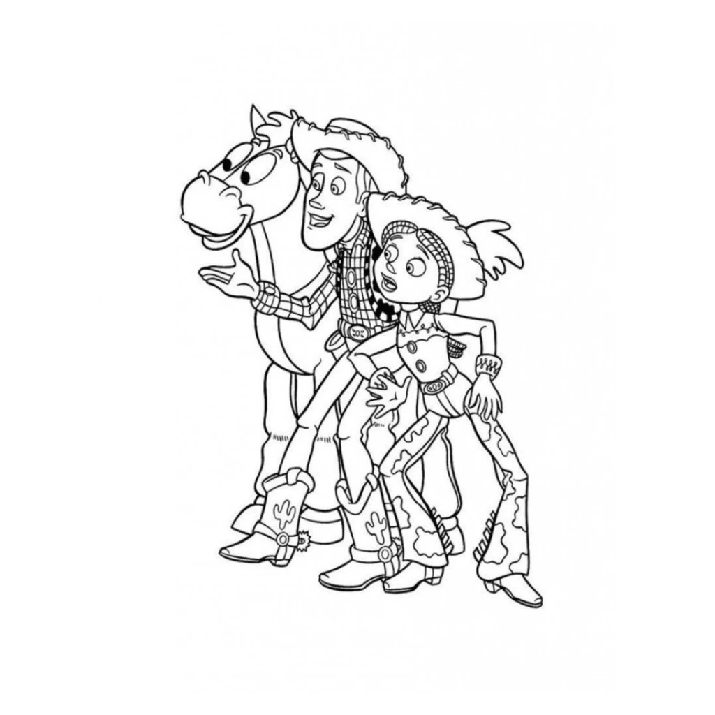 Desenho de Toy Story para colorir e imprimir grátis