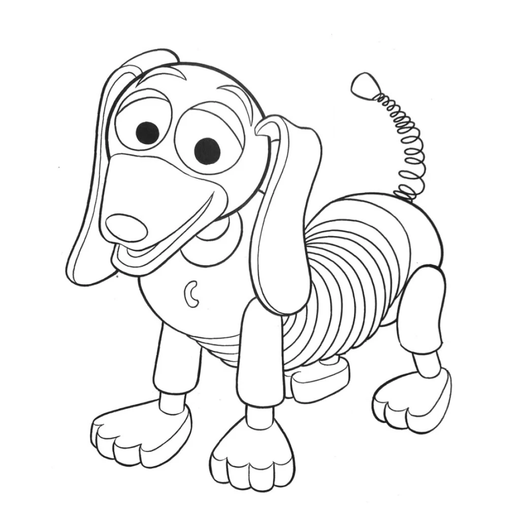 Desenho de Cachorro De Toy Story para colorir e imprimir grátis
