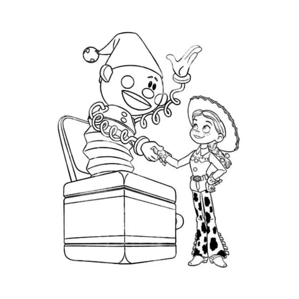 Desenho de Toy Story para colorir e imprimir grátis