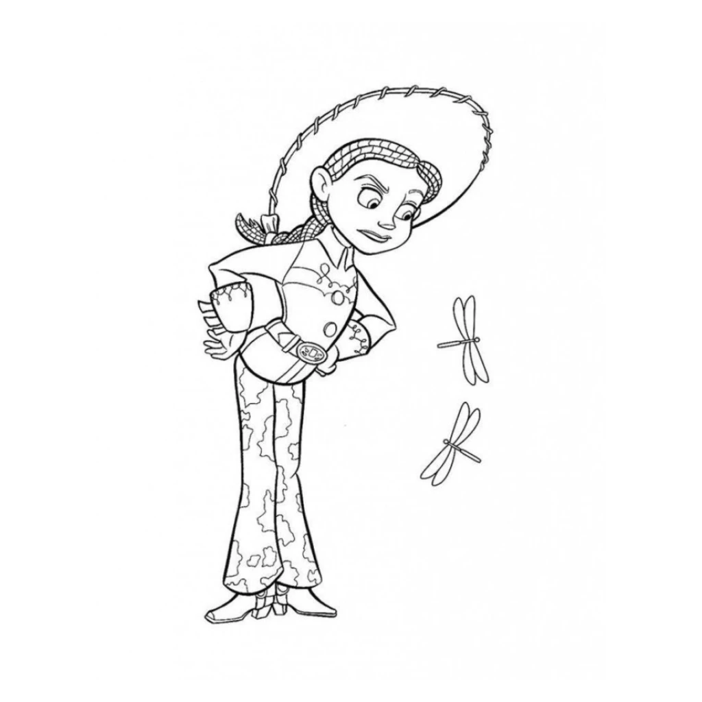 Desenho de Jessie De Toy Story para colorir e imprimir grátis