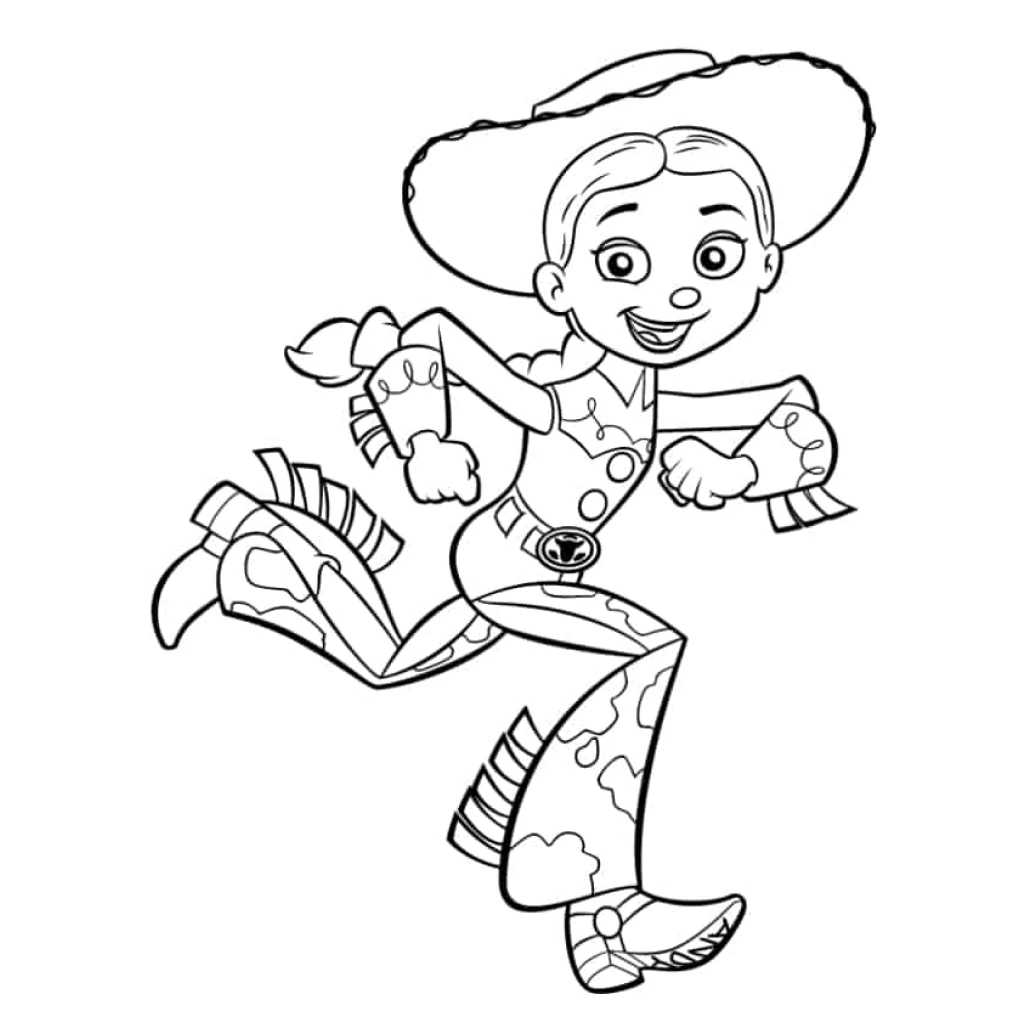 Desenho de Jessie De Toy Story para colorir e imprimir grátis