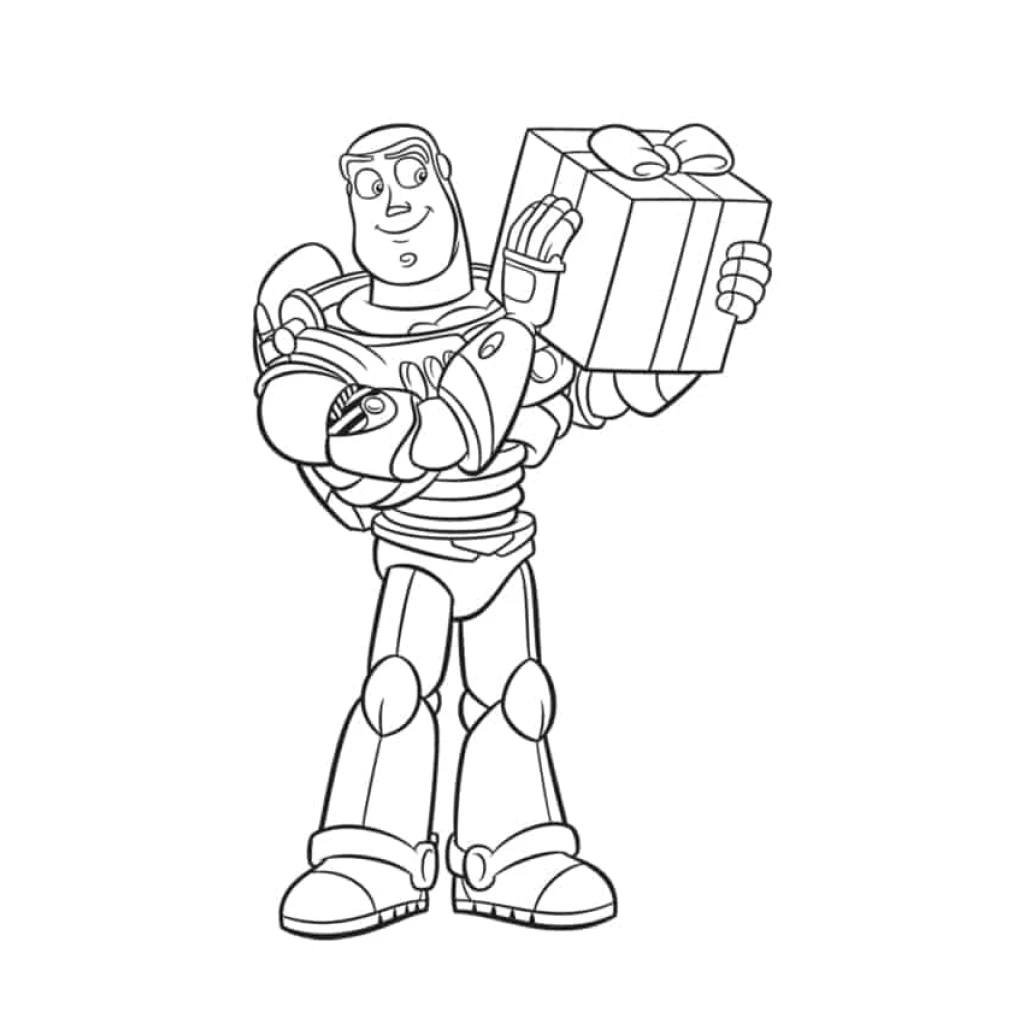 Desenho de Buzz Lightyear De Toy Story para colorir e imprimir grátis