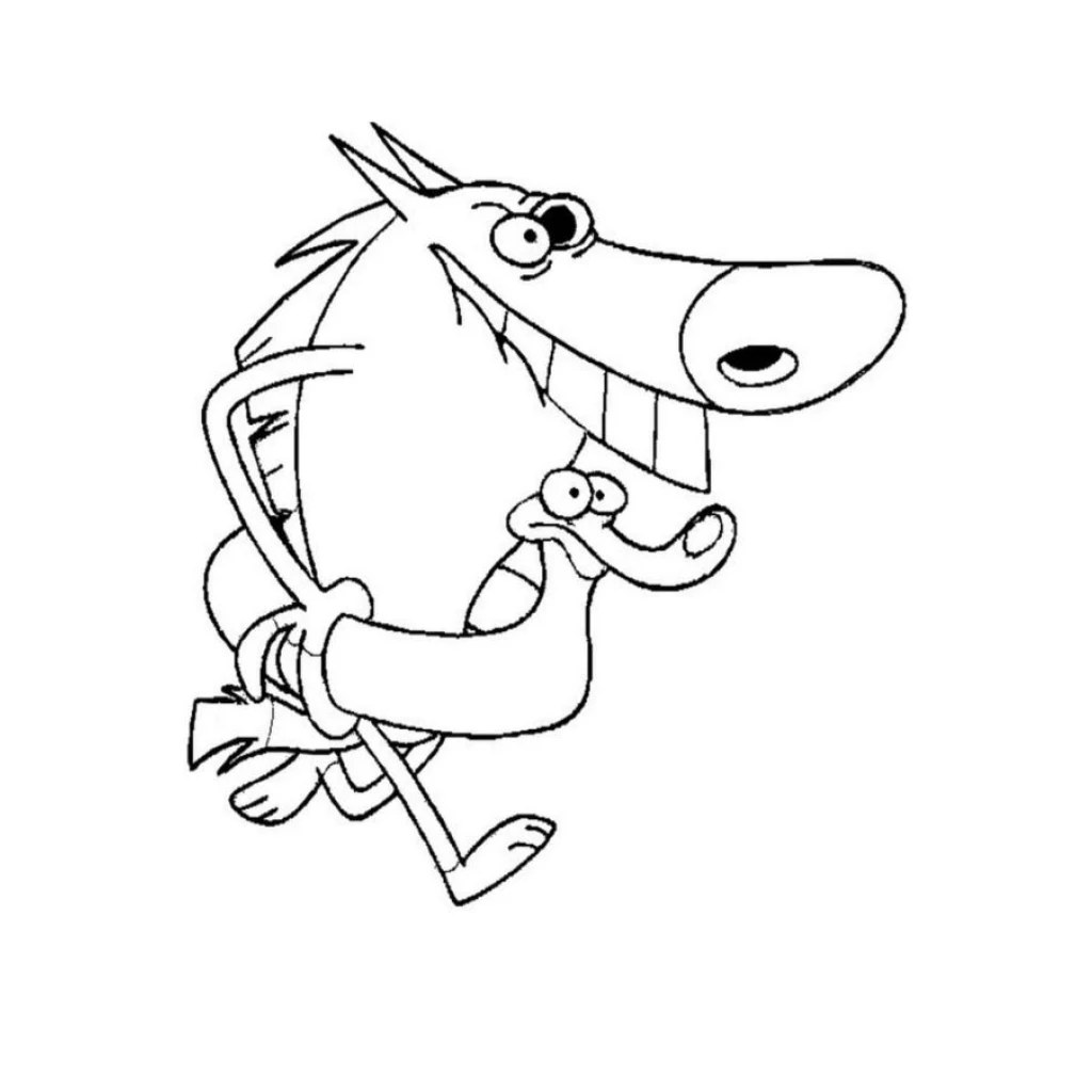 Desenho de Tubarão Zig E Sharko para colorir e imprimir grátis