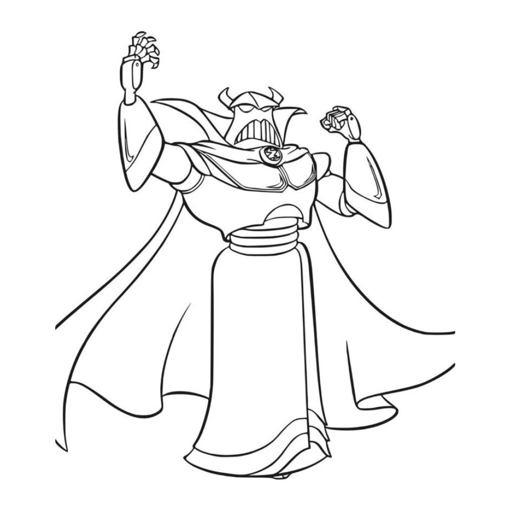 Desenho de Zurg De Toy Story para colorir e imprimir grátis