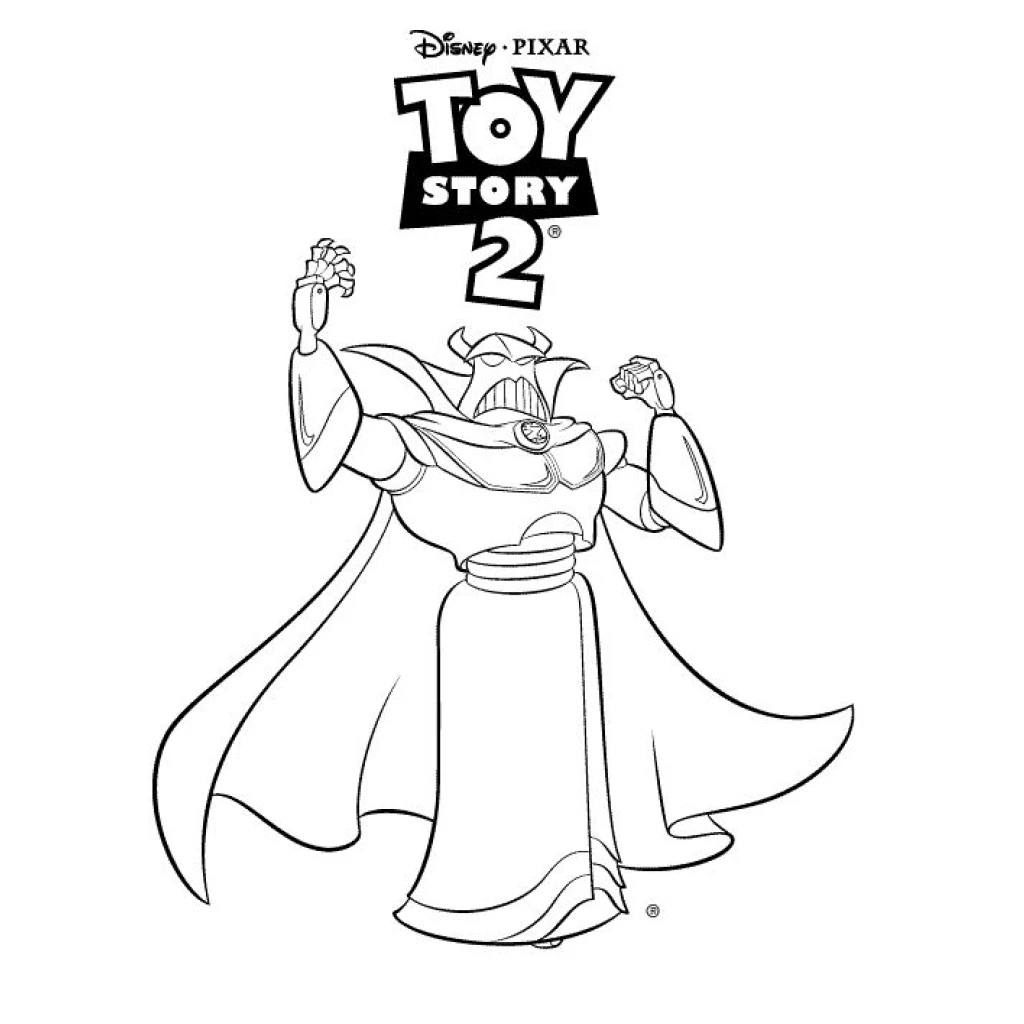 Dibujo de Zurg  Toy Story 2 para colorear e imprimir gratis