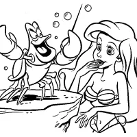 A Pequena Sereia E Sebastião
