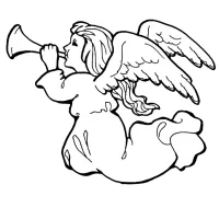 Anjo Tocando Trombeta