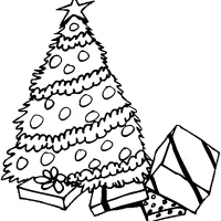 Árvore De Natal Com Presentes