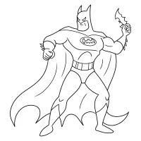 Batman preparado pra luta