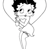 Betty Boop Em Coração